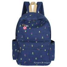 Good quality export lasted school canvas backpacks